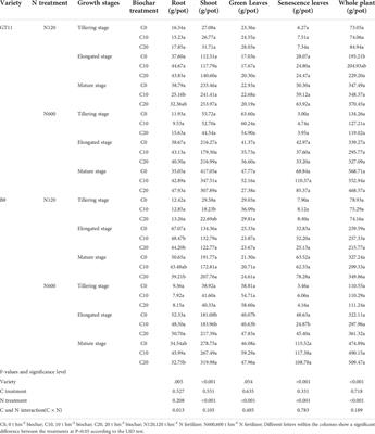 Evaluating the impact of biochar on biomass and nitrogen use efficiency of sugarcane using 15N tracer method
